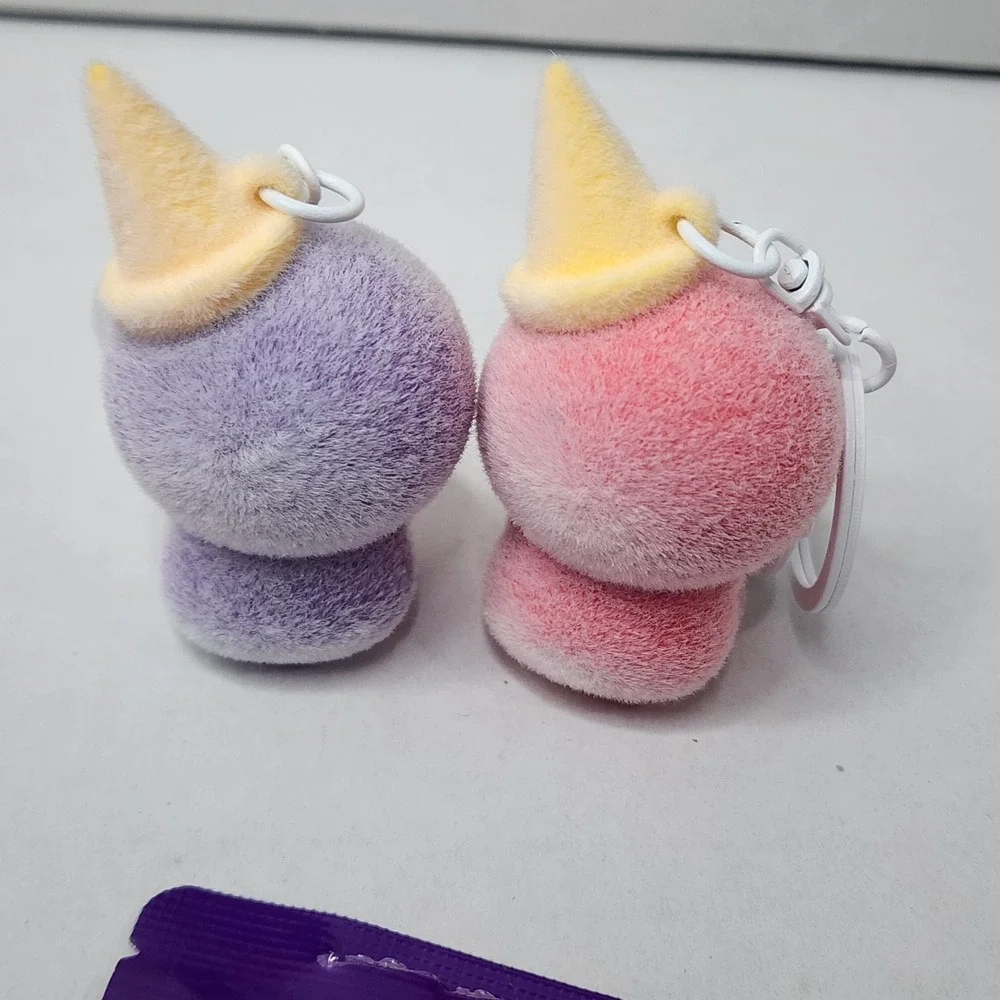 2 Saucy & Spicy Jack In The Box Keychain Charm Jibbi Limited Edition Pink/Purple